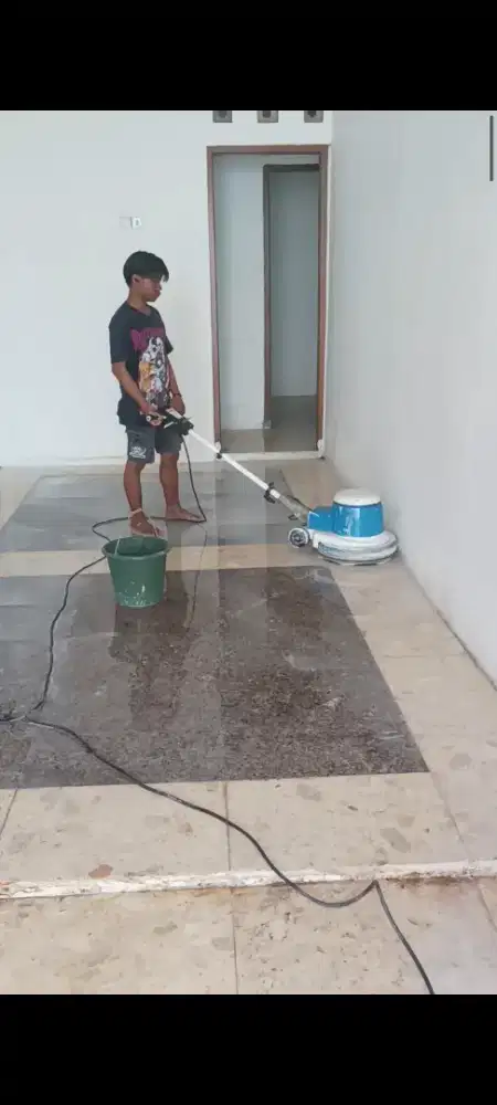 Melayani Jasa Poles Lantai Marmer Terrazzo Tegel Acian Betonn Granit