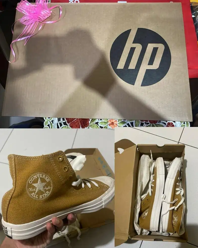 HP Laptop 14 EMO321AU MASI SEGEL BONUS CONVERSE ORI
