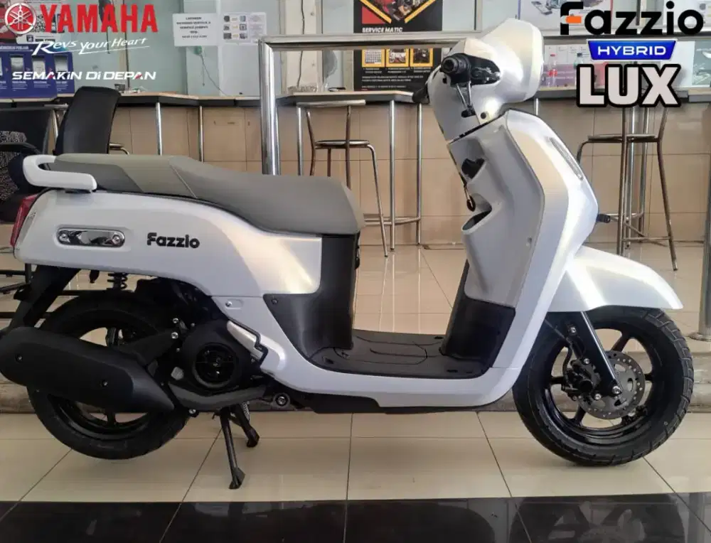[ Motor Baru  ] Fazzio lux hybrid conected putih