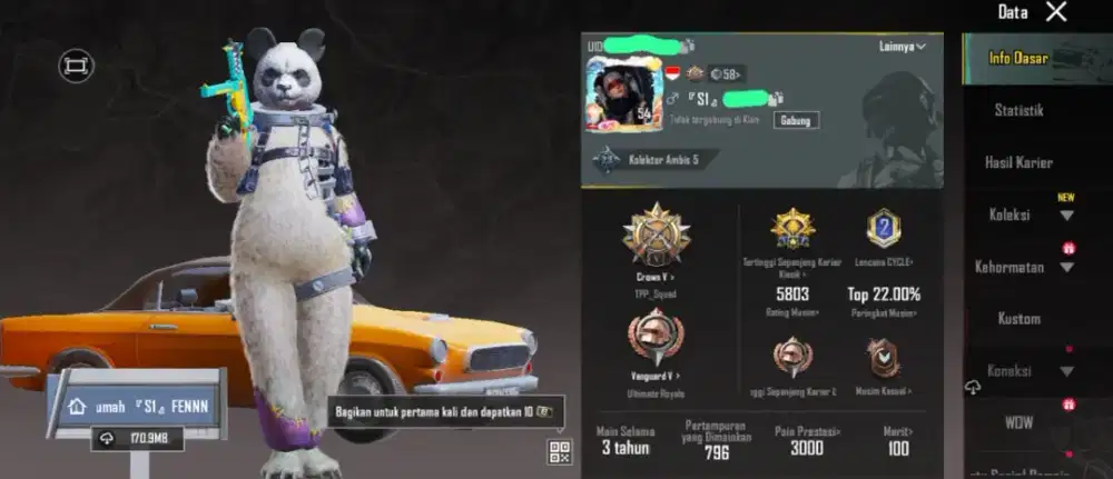 AKUN PUBG MOBILE