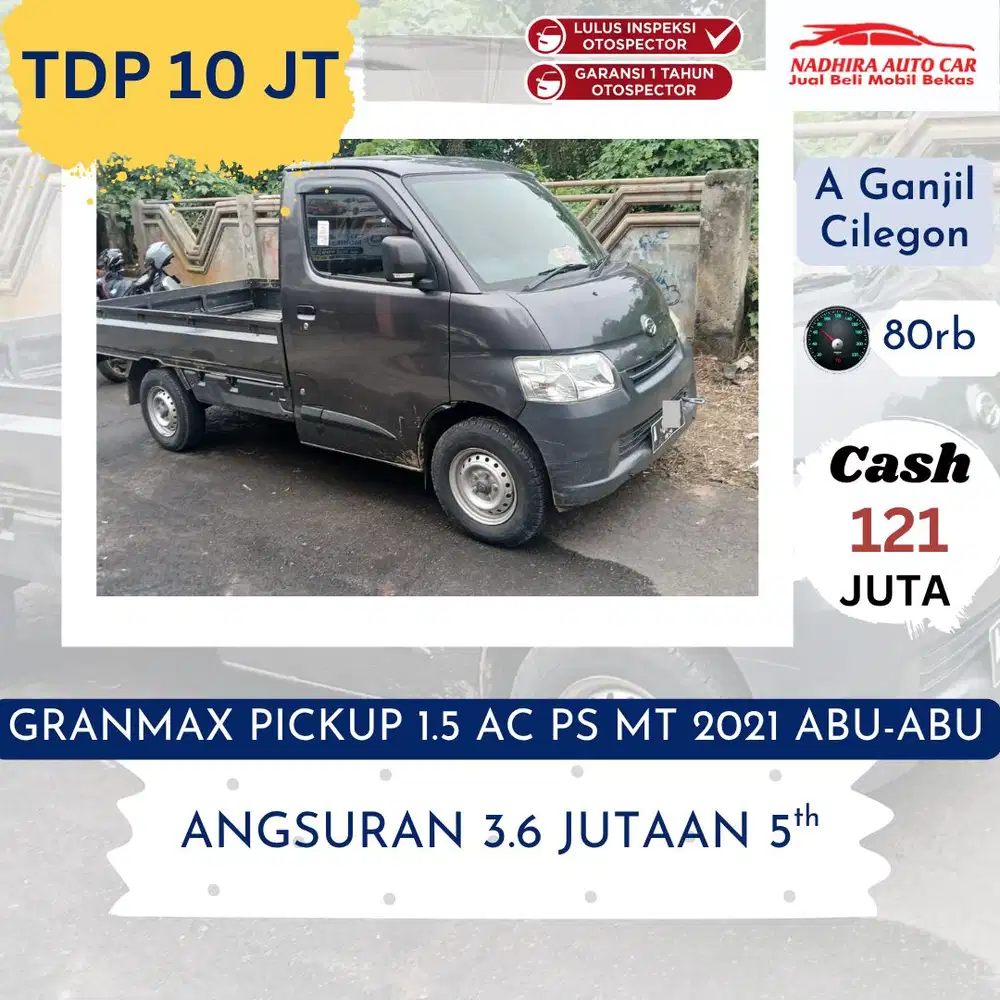 Promo TDP 10 Juta Granmax Pickup 1.5 AC PS Mt 2021 Abu-abu
