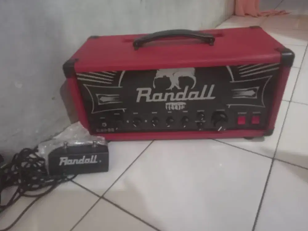 Ampli head Randall EOD tabung kond seperti baru ada dus & buku panduan