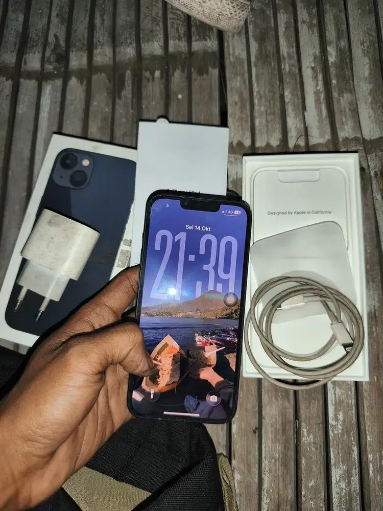 Iphone 13 midnight 128 Ibox garansi on