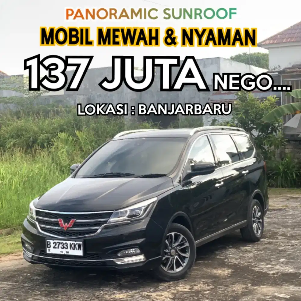 WULING CORTEZ PANORAMIC SUNROOF l MATIC LUX 2018