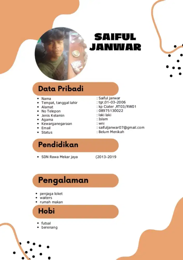 saya mencari pekerjaan apa saja