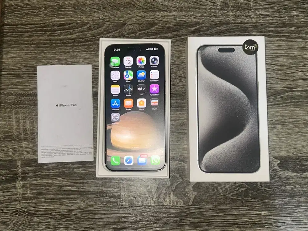 Iphone 15 Promax White Titanium 256 GB ex-iBox
