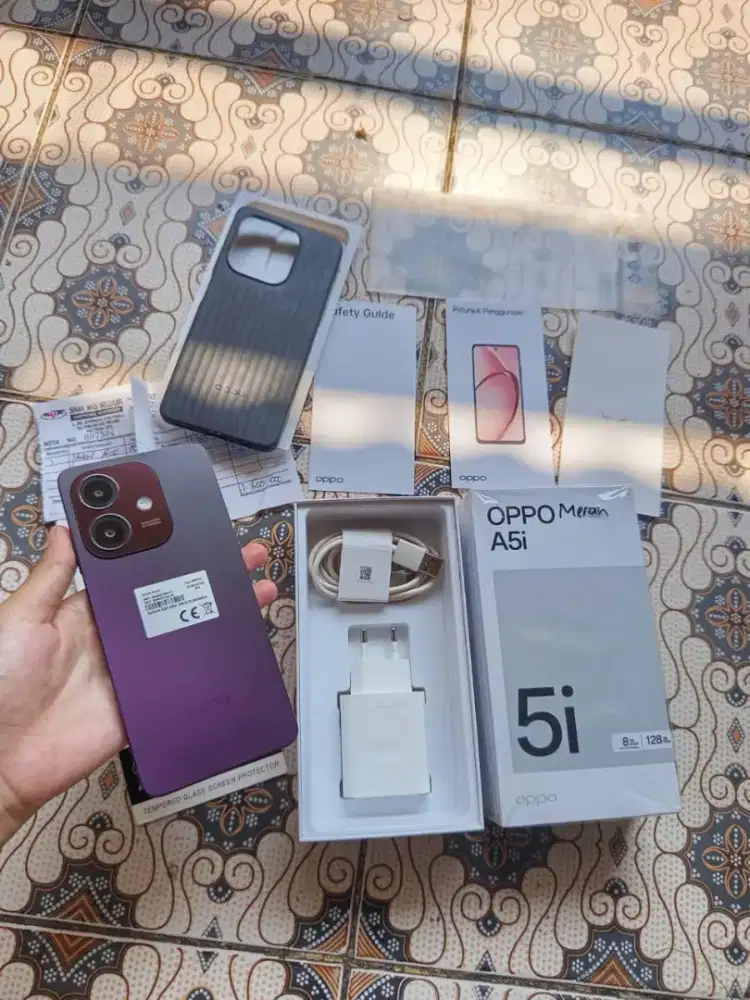 OPPO A5I RAM 4+4/128 MULUS FULLSET ORI