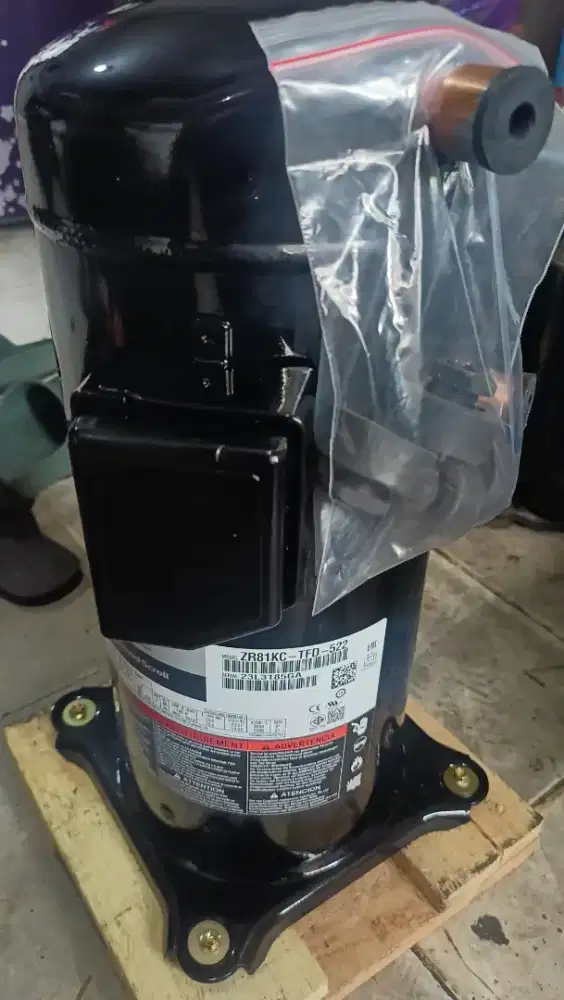 Kompresor AC coplend scrol(ZR81KC-TFD-522)(6PK R22 3PHASE)