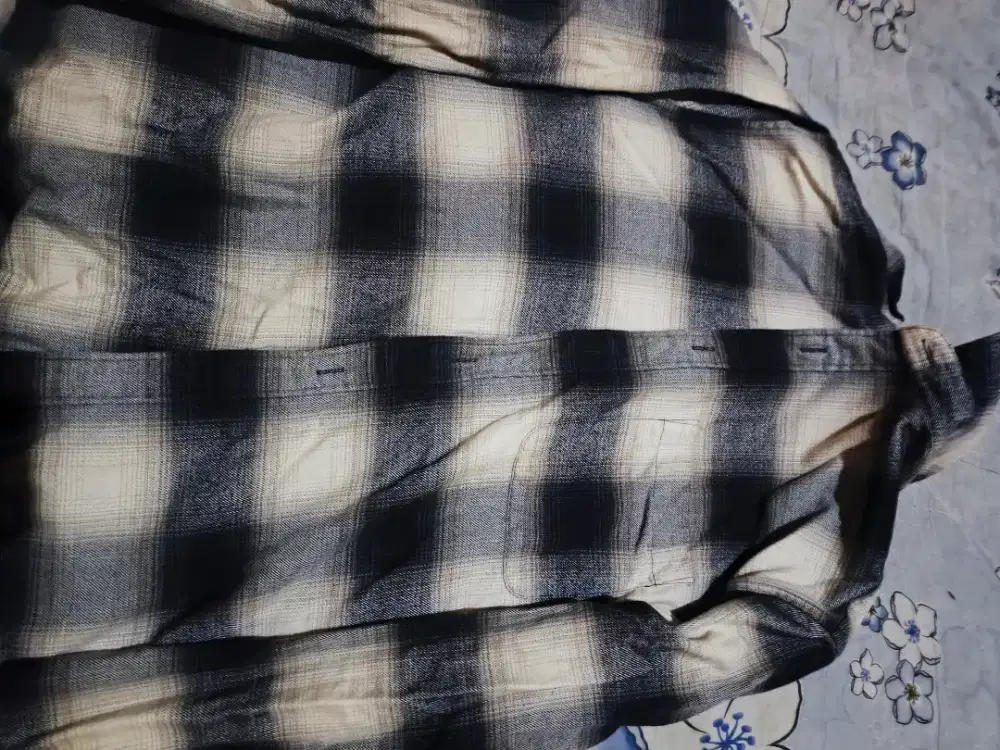 Kemeja Flannel Uniqlo ORI