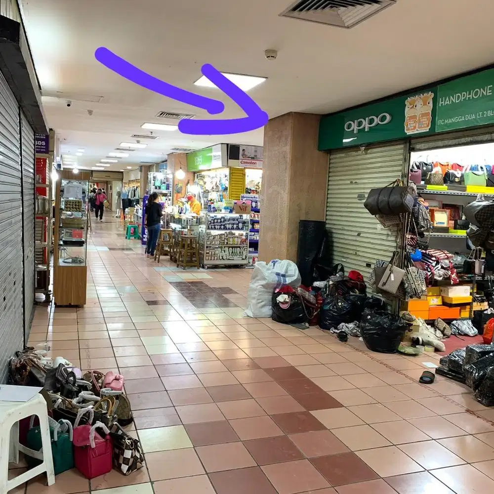 Toko Kios ITC Mangga Dua pusat belanja