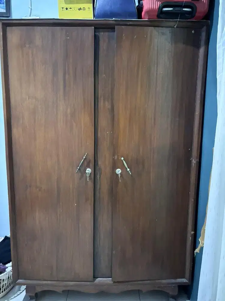 Lemari Jati 2 Pintu