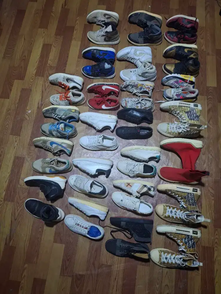 BORONGAN / TAKE ALL SNEAKERS AJ1 & ITALI 25 PASANG