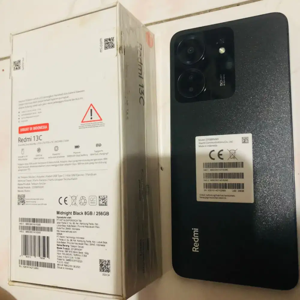 Dijual xiaomi redmi 13c msh garansi like new