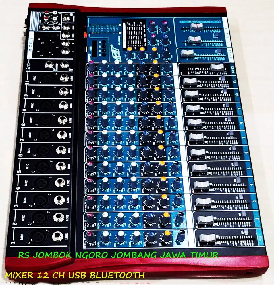 audio mixer 12ch usb