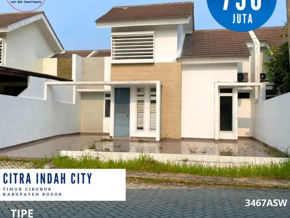 Dijual rumah dicitra indah city jonggol bogor rumah siap huni