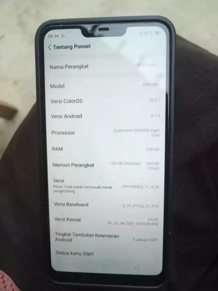 Oppo A3s jual aja kali ada yang belum punya hp