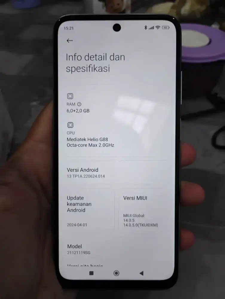 Redmi 10 2022 Ram 6/128 Mulus Tangan Pertama Dari Baru