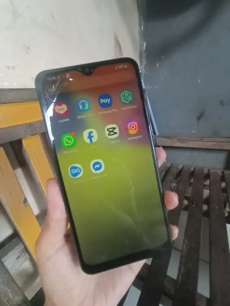 Sale samsung A10s ram 3/32 hp,kabel cas kamera benijg sidik jari aman