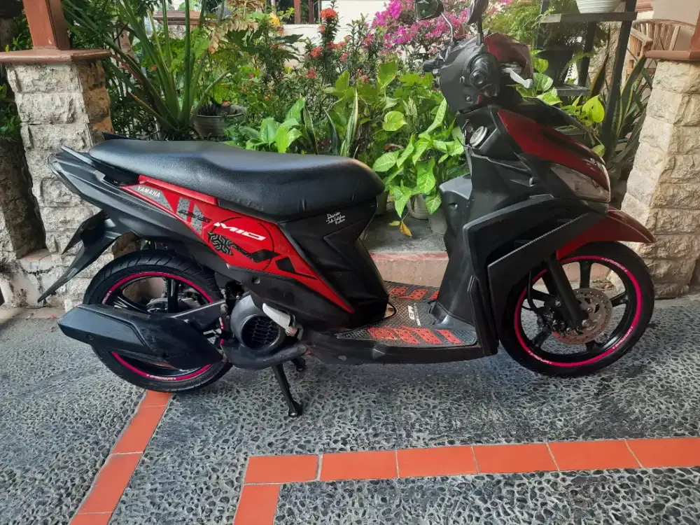 MIO M3 125 RICING 2015 MERAH PJK HDP SLEMAN MESIN STANDART SRT KOMPLIT