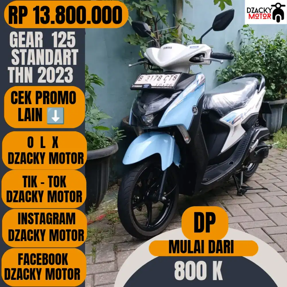 YAMAHA GEAR STANDAR 2023 SECOND LIKE NEW