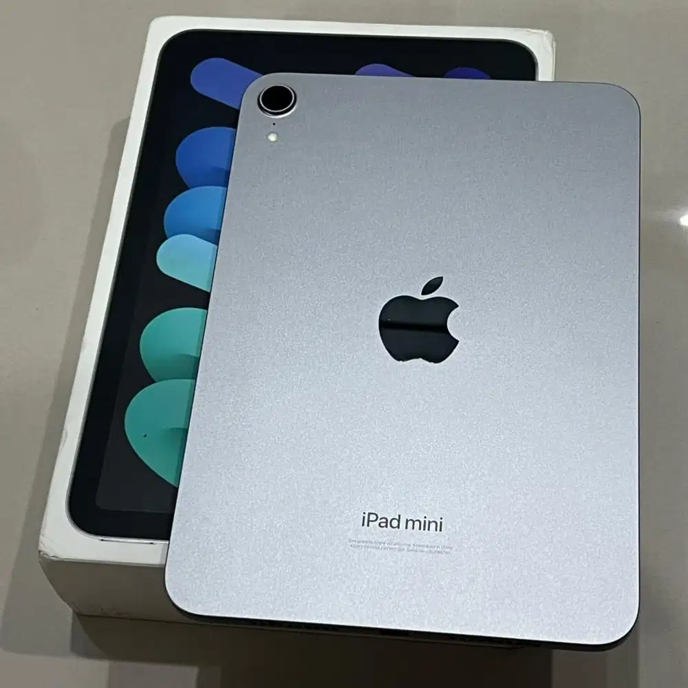 Ipad mini 7 128gb original fullset garansi on mulus