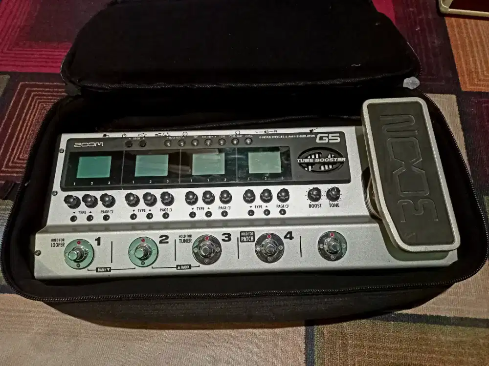 Efek Gitar Zoom G5 tabung