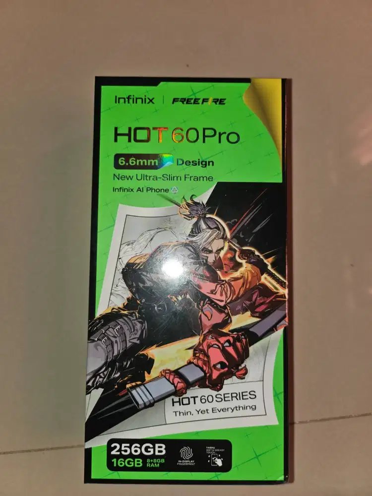 Hp Infinix hot 60 pro 8/256GB baru masih segel