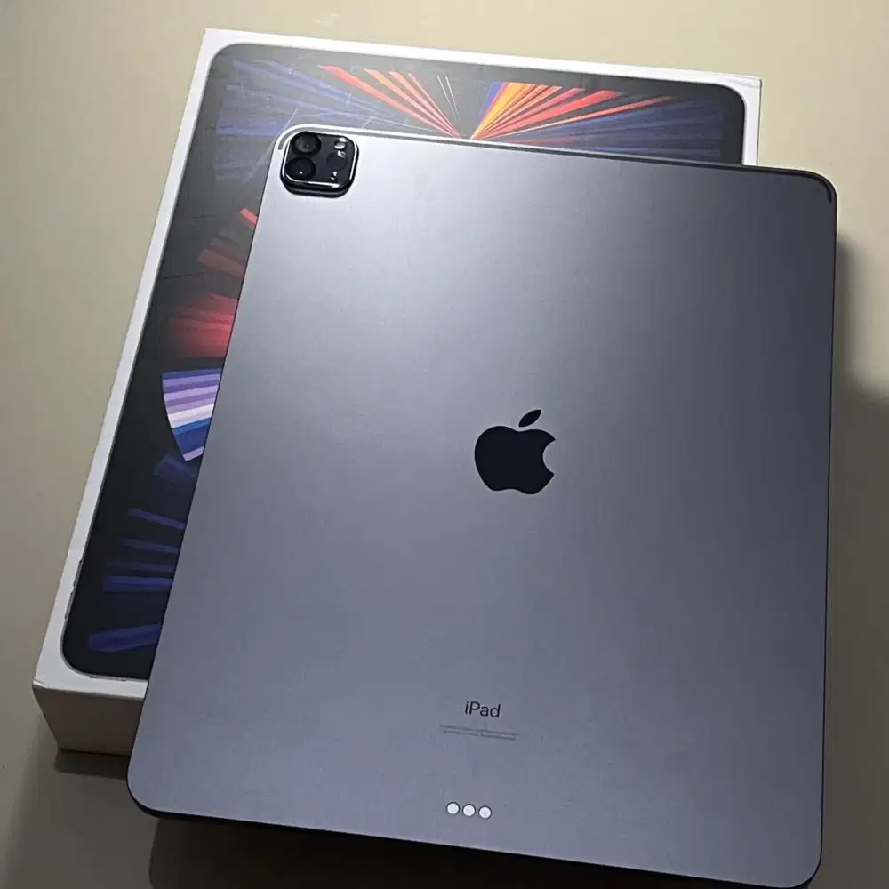 Ipad pro M1 128gb 12,9inch original fullset wifi only mulus