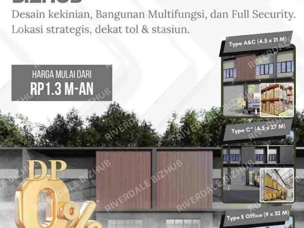 Dijual ruko/gudang dengan luas 288Meter berlokasi strategis di pusat cikarang dengan akses jalur provinsi pantura