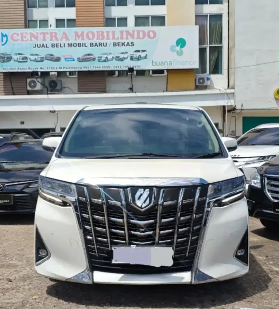 Alphard G ATPM TSS AT 2019 putih istimewa