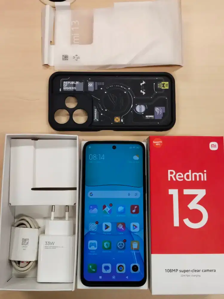 Redmi 13 ram 8/128 fullset ori mulus no minus
Garansi resmi Indonesia