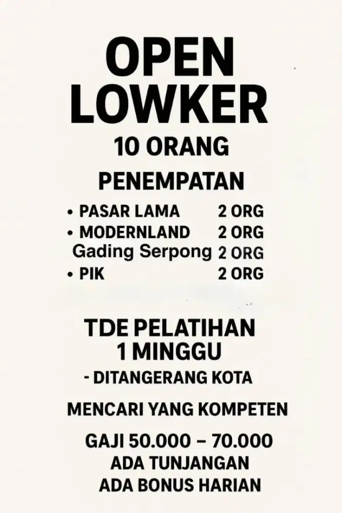Lowongan Kerja jualan bakso goreng