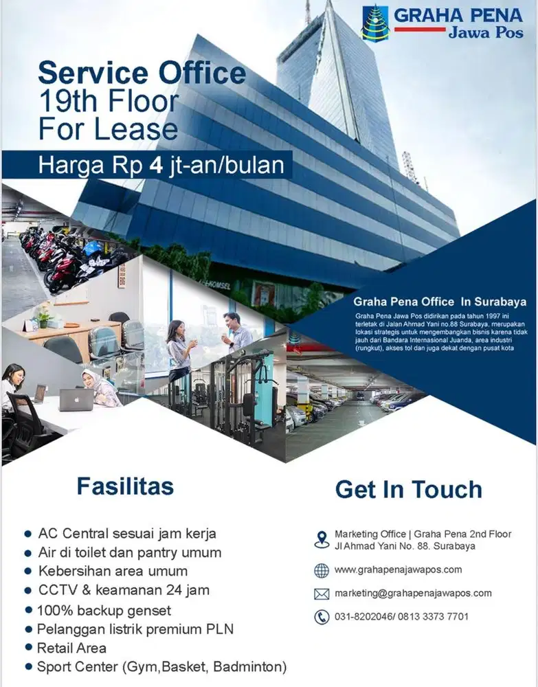 sewa kantor surabaya murah