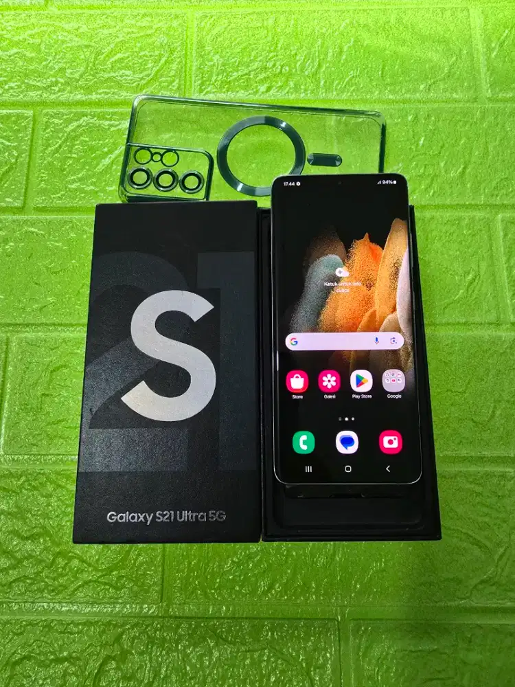 Samsung S21 Ultra 5G 16/512GB Lengkap Mulus Normal