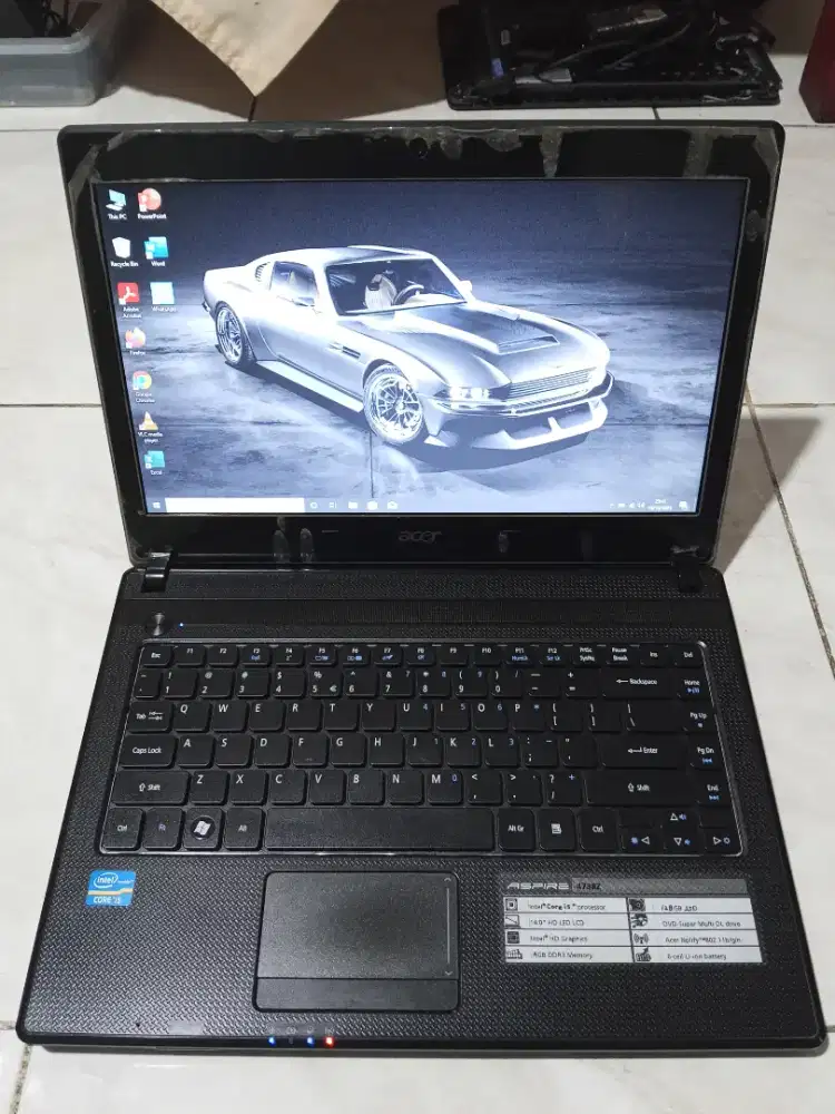 LAPTOP ACER CORE I5, RAM 4GB, SSD 128GB, TINGGAL PAKAI