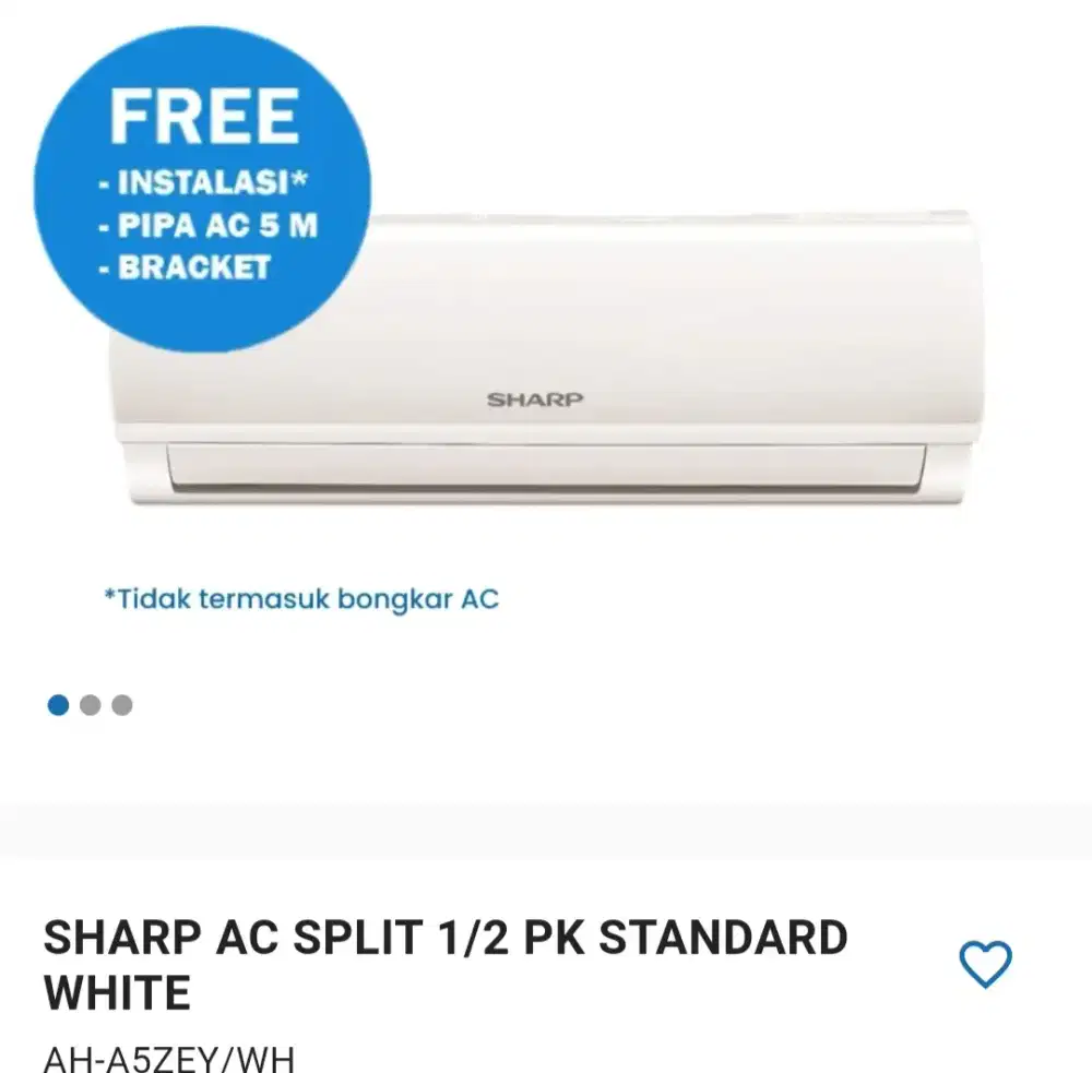 Promo kulkas 1/2 pk standard at electronic city