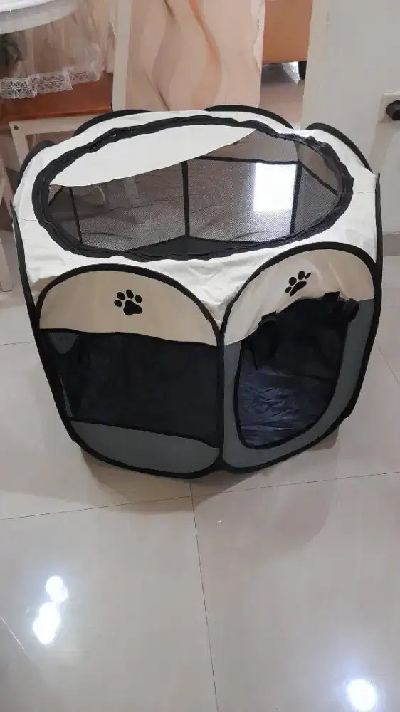 Tenda kucing  lipat portable ukuran M