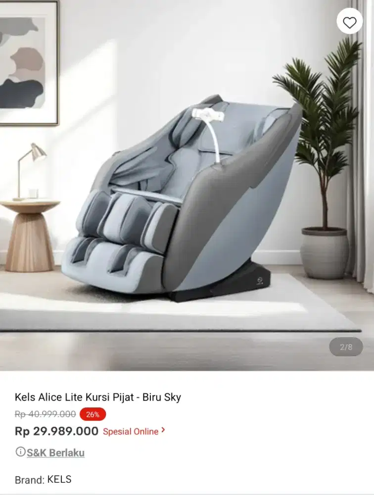 kursi pijat promo bisa cicilan syarat ktp tanpa dp