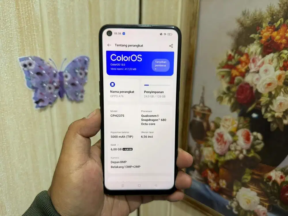 Oppo a76 6/128gb mulus no minus batangan
