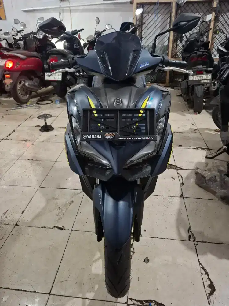 Yamaha Aerox 155cc 2025 biru abs keyless