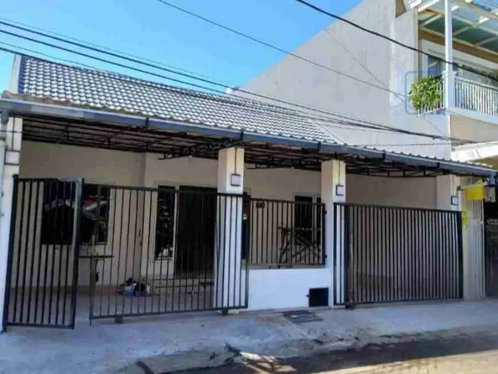 PONDOK Tjandra Lebar 9‼️Rumah 1 Lantai Carport 2 Mobil Cluster Nanas