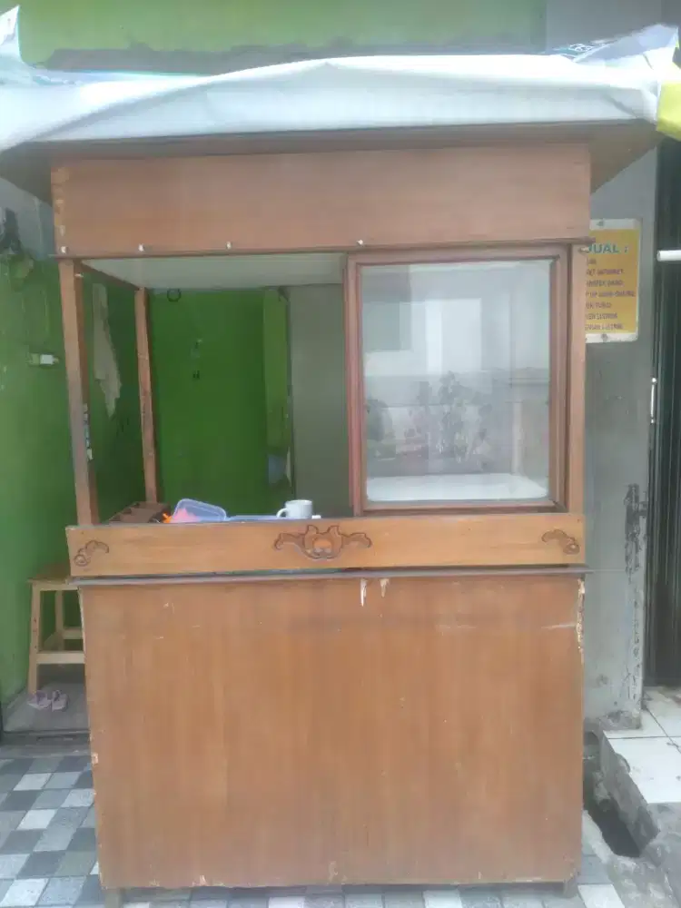 dijual gerobak bekas bakmie ayam