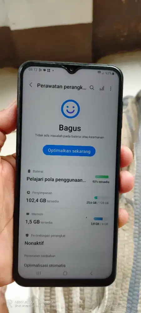 Samsung A23. 5g resmi. 6+6/128 nfc mnus novel dkit tulang nya segel