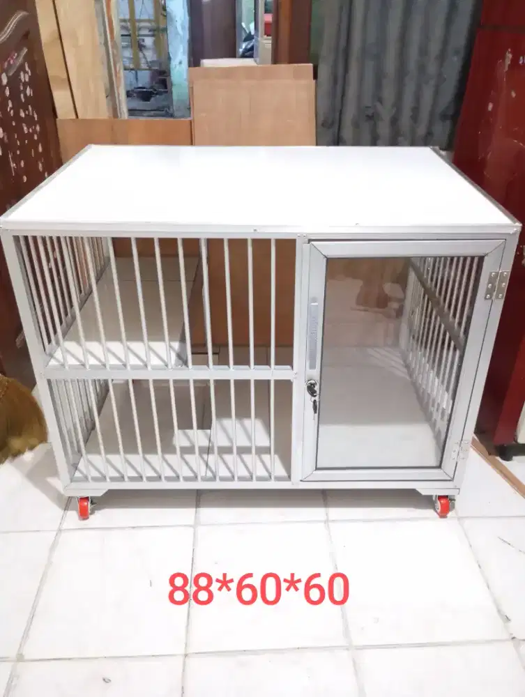 Kandang kucing alumunium