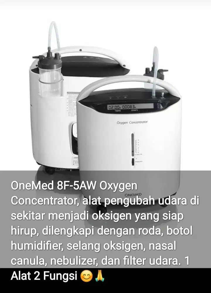 OneMed 8F-5AW Oxygen (Alat pengubah udara sekitar menjadi oxigen siap)
