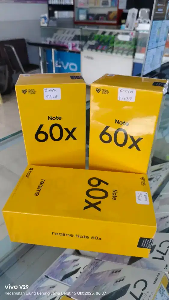 Realme NOTE 60X 4+4/128gb baru spesial promo Termurah