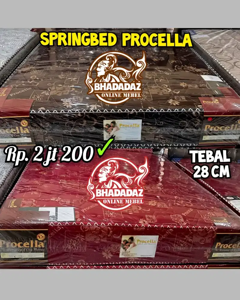 Springbed Procella Tebal 28cm