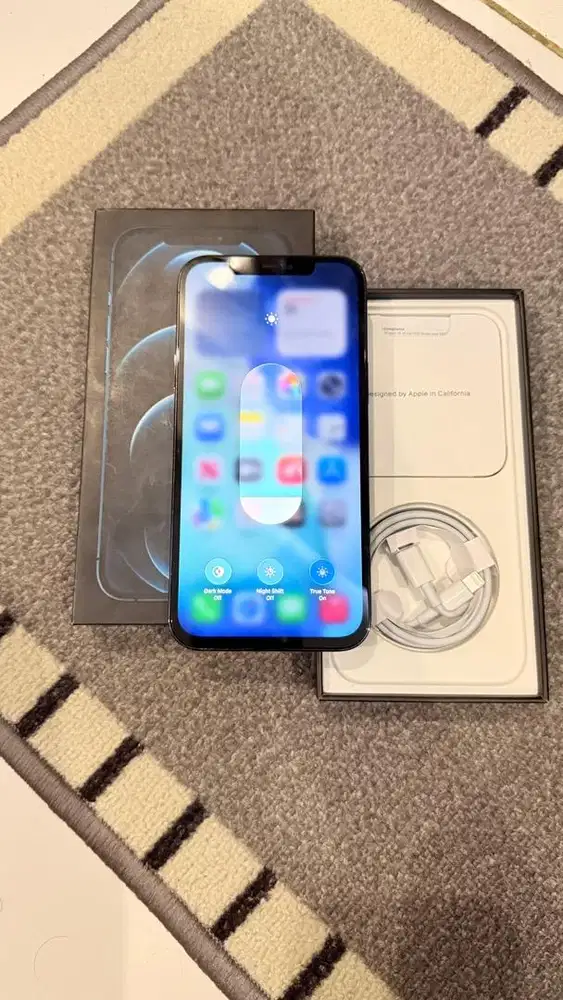Dijual Iphone 12 Promax 256GB Blue Resmi Ibox Lengkap