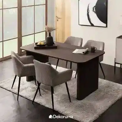 Heim Studio OIRA Meja Makan – Walnut (160 x 90 cm)