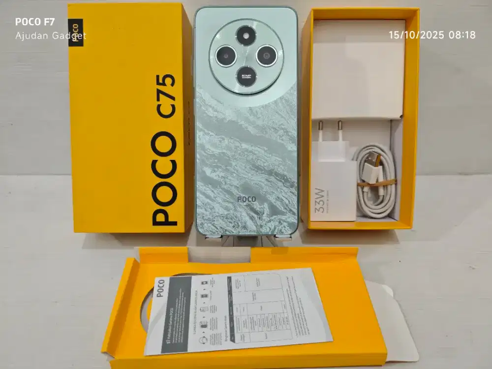 Xiaomi Poco C75 6/128 Gb Likenew 99% Garansi ResmiOn 22.09.26 Bs TT/BT